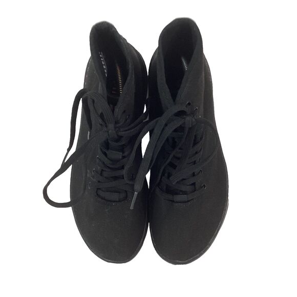 No Bull Superfabric Chukka Men's Sz 8/Women's Sz 9.5 Black Mid Shoes Gum Sole - Picture 4 of 11